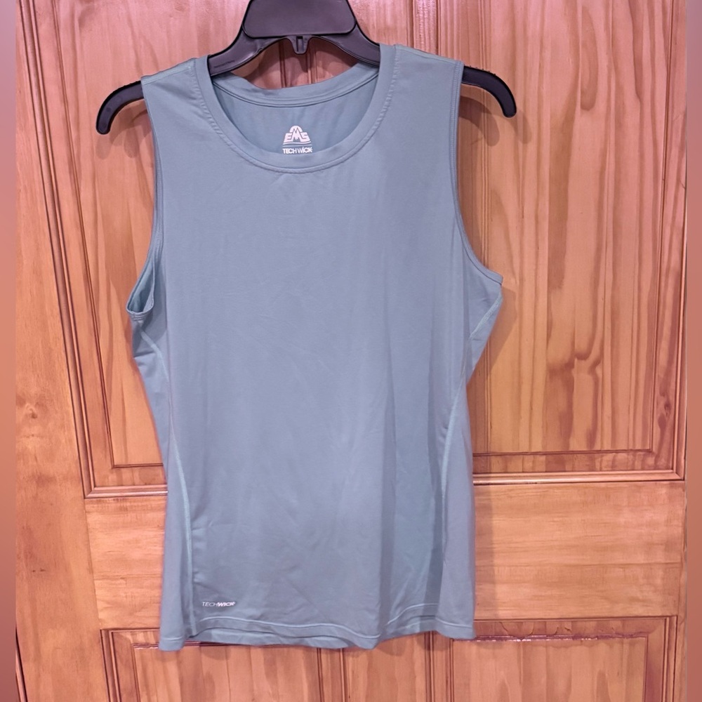 EMS Sleeveless Tank Top in Soft Green
